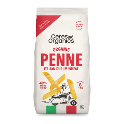 Organic Durum Wheat Penne Pasta 400g, front of pack