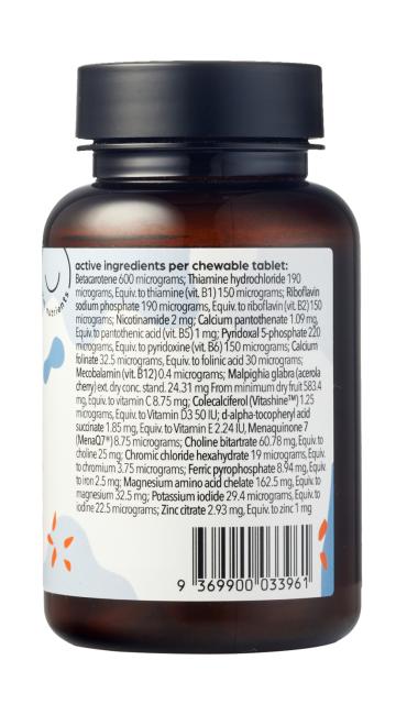 Fussy Essentials Multivitamin 60 Tablets-I'm Nutrients-Matakana Pharmacy