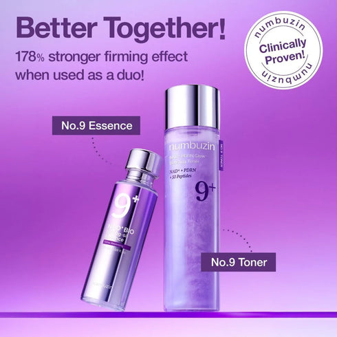 NO.9 NAD+ PDRN Glow Boosting Toner 150ml-numbuzin-Matakana Pharmacy
