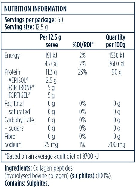 Whole Body Collagen Value Size 750g-Designs For Health-Matakana Pharmacy