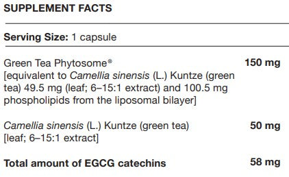 Green Tea Bioactive 60 Capsules | Natroceutics
