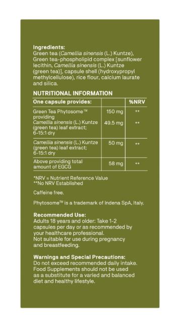 Green Tea Bioactive 60 Capsules | Natroceutics