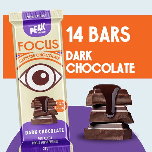 Chocolate Focus Box 14 Bars-PEAK Chocolate-Matakana Pharmacy