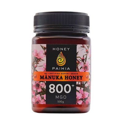 Manuka Honey 800+ MGO 500g PET-Honey Paihia-Matakana Pharmacy
