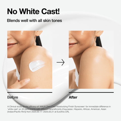 Zero Cast Moisturising Finish Sunscreen SPF50+ 50ml