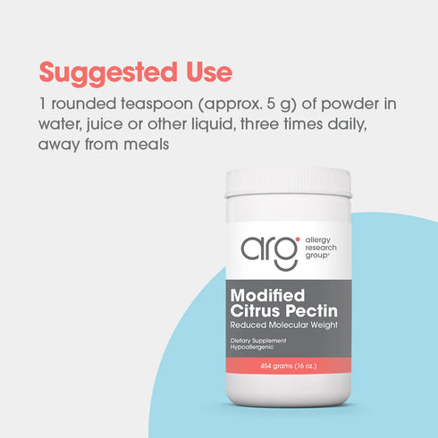 Modified Citrus Pectin Powder 454g-Allergy Research-Matakana Pharmacy