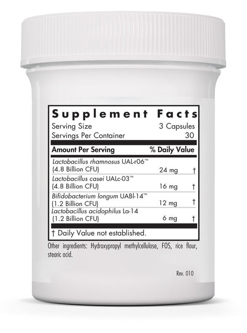 Image of GI Flora 90caps supplement facts