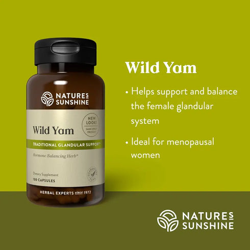 Wild Yam 100 Capsules-Matakana Pharmacy