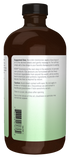 Castor Oil Organic in Glass Bottle 473ml-NOW Supplements-Matakana Pharmacy