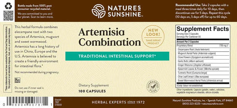 Artemisia Combination 100 Capsules-Matakana Pharmacy