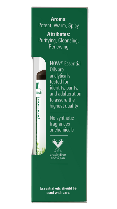 NOW Essential Tea Tree Essential Oil Blend Organic Roll-On 10ml-NOW Supplements-Matakana Pharmacy