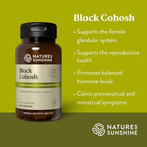Black Cohosh 100 Capsules-Matakana Pharmacy