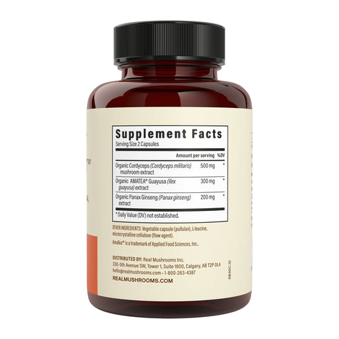 Real Boost 60 Capsules by Real Mushrooms