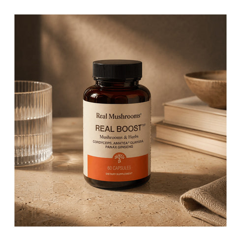 Real Boost 60 Capsules by Real Mushrooms
