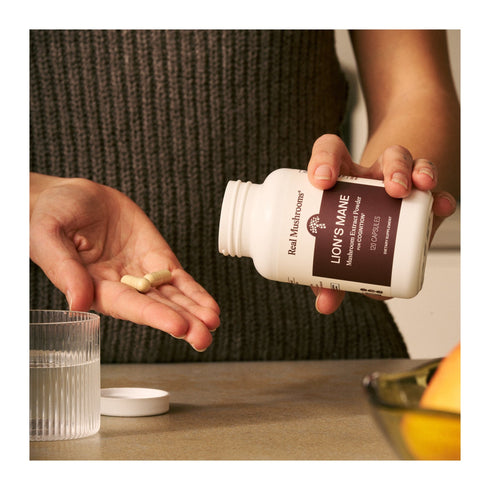 Lion's Mane Extract 300 Capsules by Real Mushrooms