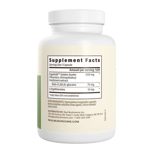 Ergo+ 60 Capsules by Real Mushrooms