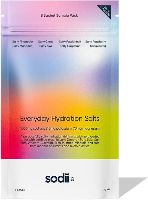 8 Sachet Sample Pack | Everyday Hydration Salts-Sodii-Matakana Pharmacy
