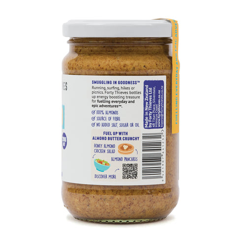 Almond Butter Crunchy 290g being served