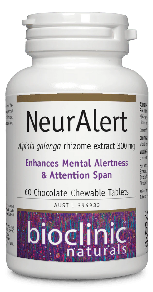 NeurAlert 60 Chewable Tabs-BioClinic Naturals-Matakana Pharmacy