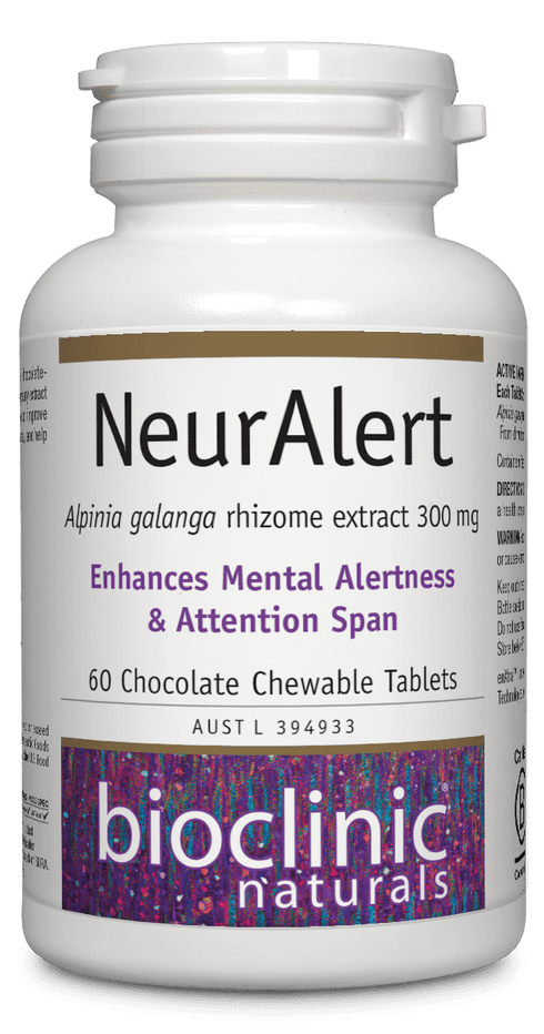 NeurAlert 30 Chewable Tabs-BioClinic Naturals-Matakana Pharmacy