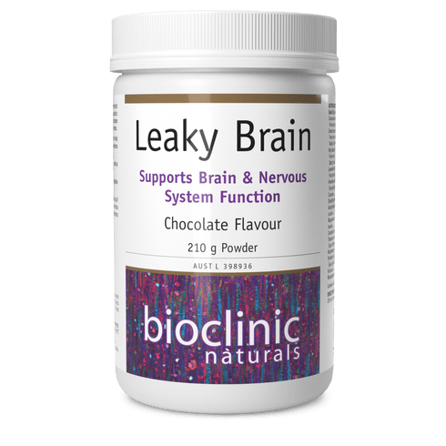 Leaky Brain Powder 210g Chocolate-BioClinic Naturals-Matakana Pharmacy