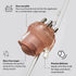Scalp & Hair Oil Applicator - Terracotta-KITSCH-Matakana Pharmacy