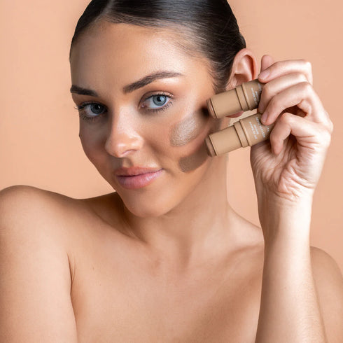 SPF 50 Natural Bronzer Medium Dark 9g-Avocado Zinc-Matakana Pharmacy