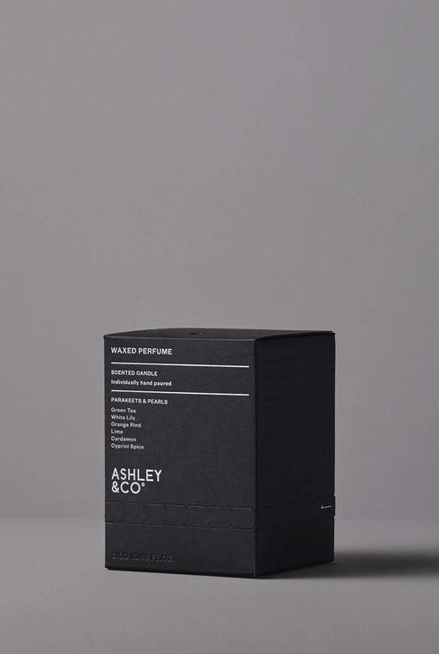 Waxed Perfume Parakeets & Pearls Candle 310g-Ashley & Co-Matakana Pharmacy