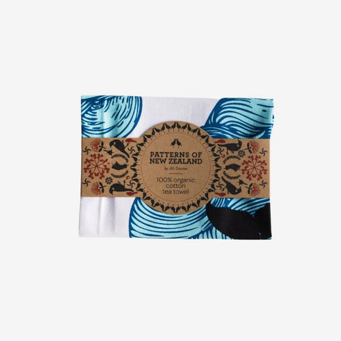 Tea Towel Earth Sea Sky-By Ali Davies-Matakana Pharmacy
