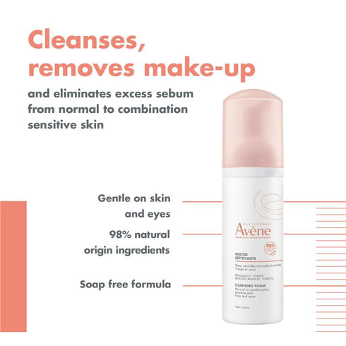 Cleansing Foam 150ml-Avene-Matakana Pharmacy