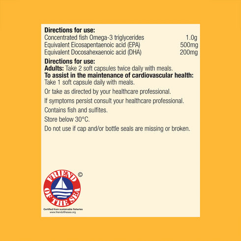 OmegaGenics EPA/DHA Fish Oil 120 Capsules (previously Metapure)-Metagenics-Matakana Pharmacy