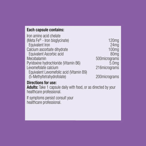 Hemagenics Iron Advanced 30caps-Matakana Pharmacy