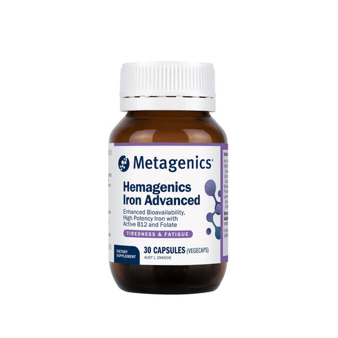 Hemagenics Iron Advanced 30caps-Matakana Pharmacy