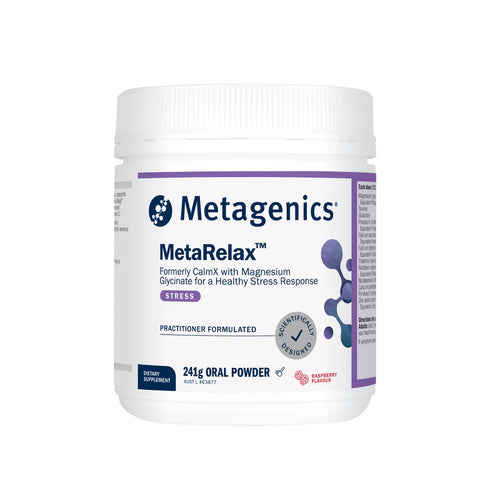 MetaRelax Raspberry 241g Powder (Formerly CalmX)-Matakana Pharmacy