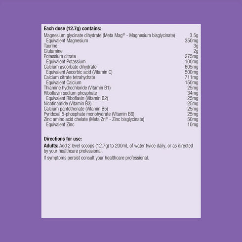 MetaRelax Tropical 241g Powder (Formerly CalmX)-Matakana Pharmacy