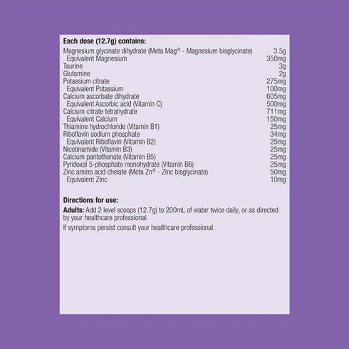 MetaRelax (Formerly CalmX) Tropical 482g Powder Double Pack-Matakana Pharmacy-Matakana Pharmacy