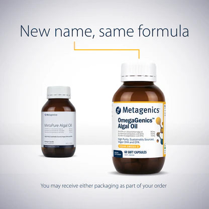 Omegagenics Algal Oil 60s-Metagenics-Matakana Pharmacy