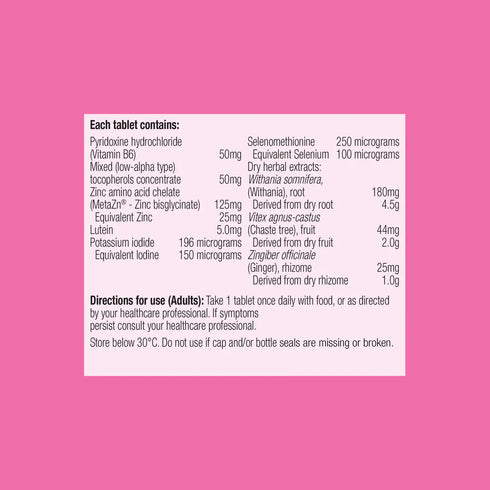 PMS Ease (formerly P Lift) 30 Tabs-Metagenics-Matakana Pharmacy