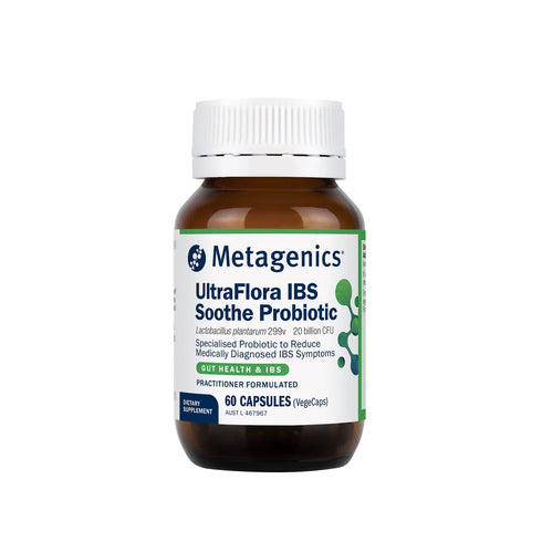 Ultra Flora IBS Soothe 60 Caps (previously GI Soothe)-Metagenics-Matakana Pharmacy
