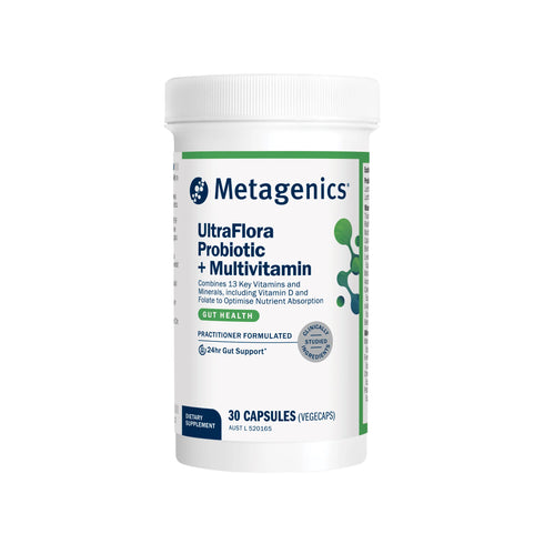 UltraFlora Probiotic + Multivitamin 30 Capsules-Metagenics-Matakana Pharmacy