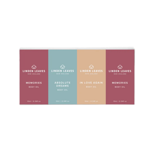 Body Oil Selection 4 x 10ml Set-Linden Leaves-Matakana Pharmacy