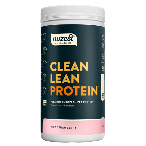 Clean Lean Protein Wild Strawberry 1kg-Nuzest-Matakana Pharmacy