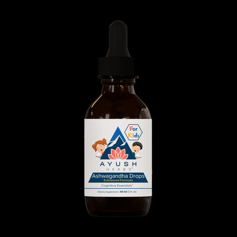 Ashwagandha Drops Kids (80 Serves) 60ml-Matakana Pharmacy