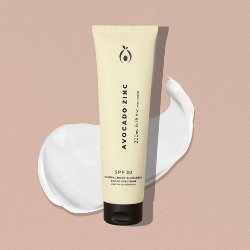 SPF 30 Natural Body Sunsceen 200ml-Avocado Zinc-Matakana Pharmacy