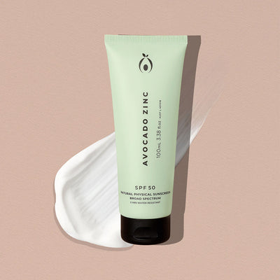 SPF 50 Natural Physical Sunscreen 100ml-Avocado Zinc-Matakana Pharmacy