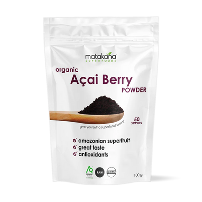 Image of Acai Berry Organic Freeze Dried Powder 100g