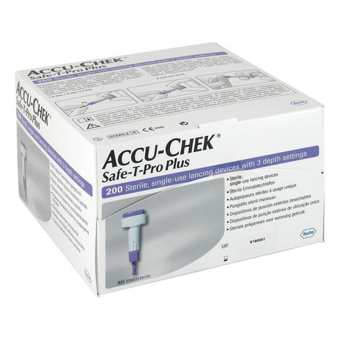 Accu Chek Safe T Pro Plus Sterile Lancing Devices 200-Accu-Chek-Matakana Pharmacy