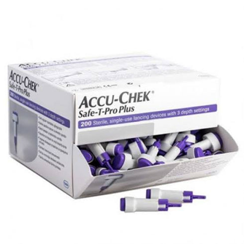 Accu Chek Safe T Pro Plus Sterile Lancing Devices 200-Accu-Chek-Matakana Pharmacy