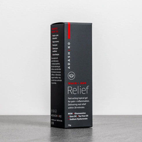 Muscle & Joint Relief Gel 75g | Adashiko-Adashiko-Matakana Pharmacy