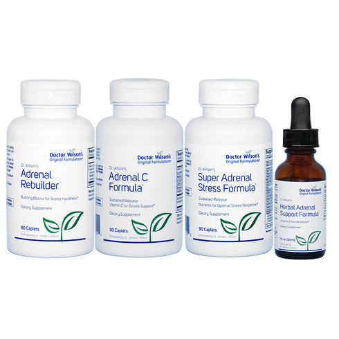 Image of products included in Adrenal Fatigue Quartet Programme 90s